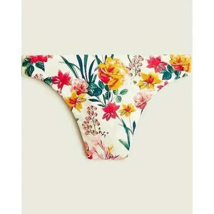 J.Crew Cheeky Bikini Bottoms Women’s Size XL Cheeky High Waist Floral BC069 New